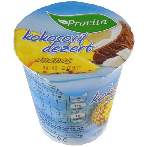 Kokosový dezert 140g ananas PROVITA